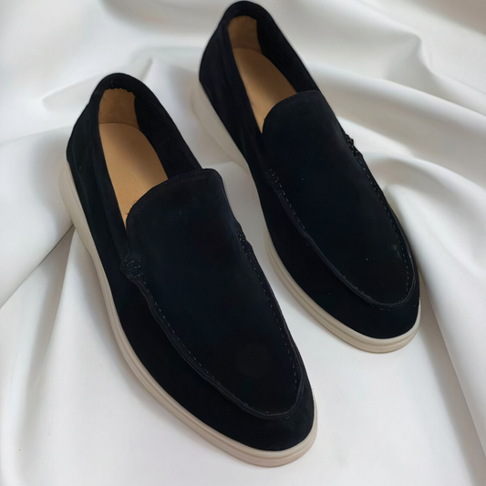 Sonny - Vintage läderloafers för män