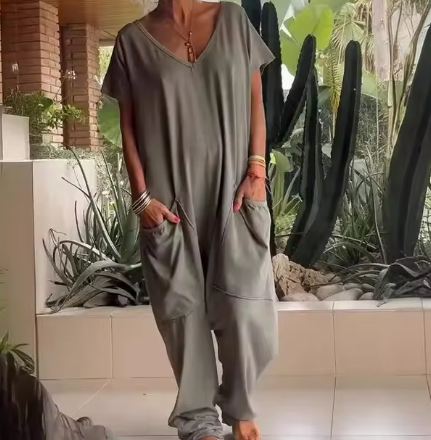 Xenia - Streetwear Mode Nya Lösa Jumpsuits